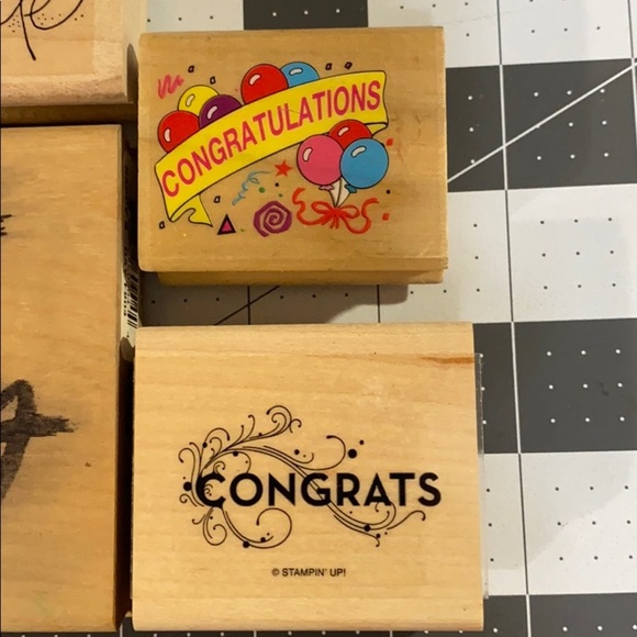 Celebrate Rubber Stamp Bundle (9-pc)​ - Picture 5 of 8